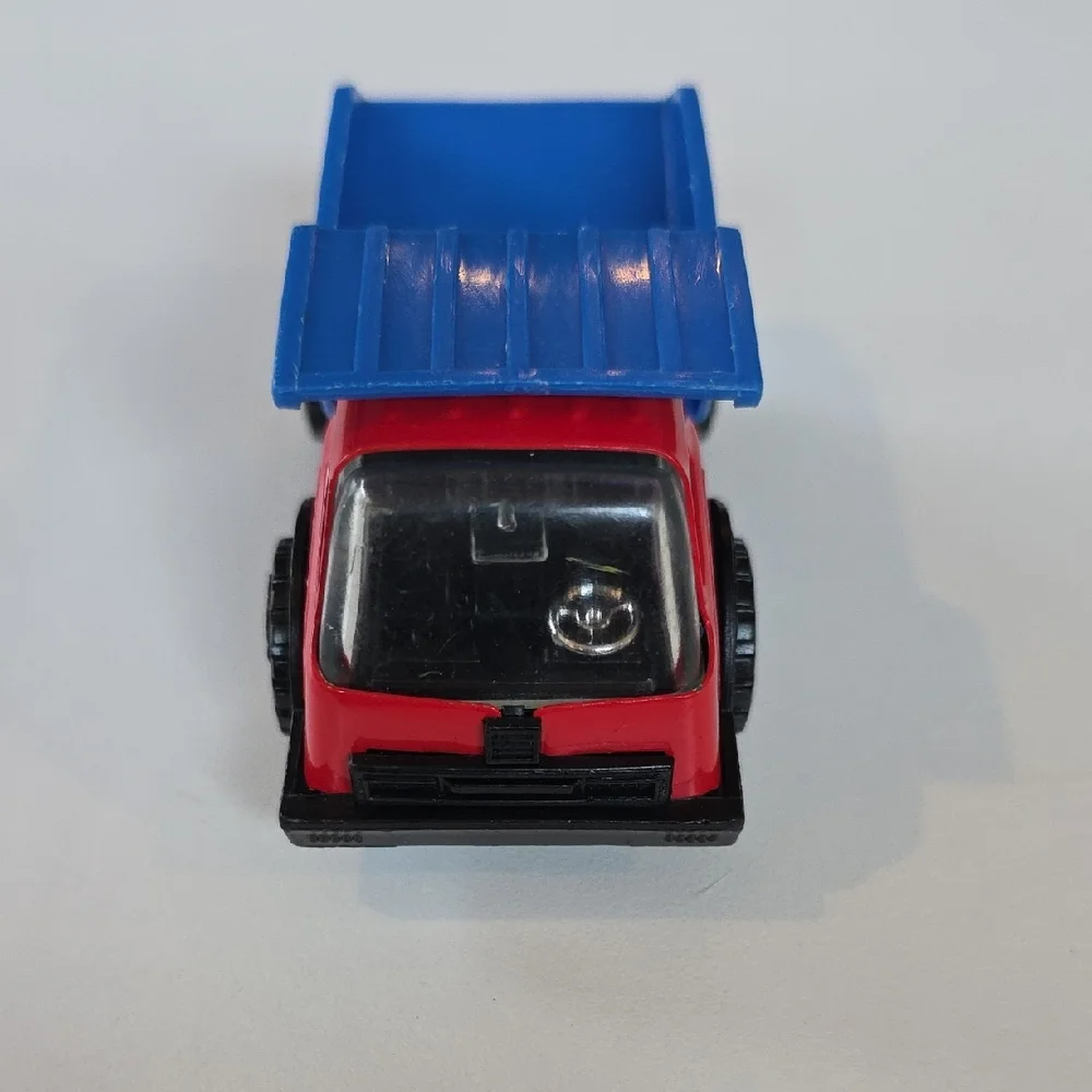 Kool-Aid Red and Blue Toy Dump Truck - Rare Find